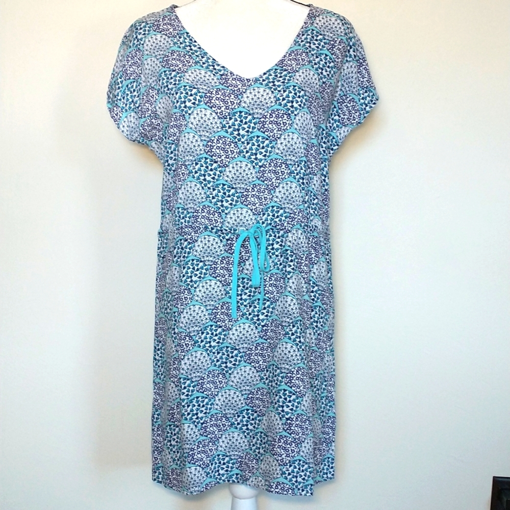 Charming Charlie Scallop Sleeveless Mini Dress M